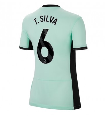 Chelsea Thiago Silva #6 Tredje Tröja Kvinnor 2023-24 Kortärmad